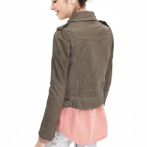 Banana Republic Heritage Leather Moto Jacket